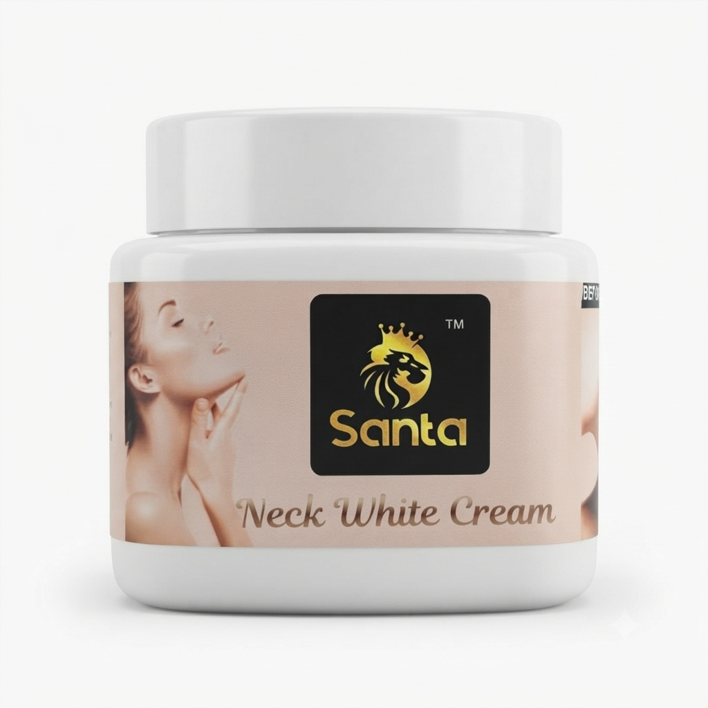 Santa Neck White Cream