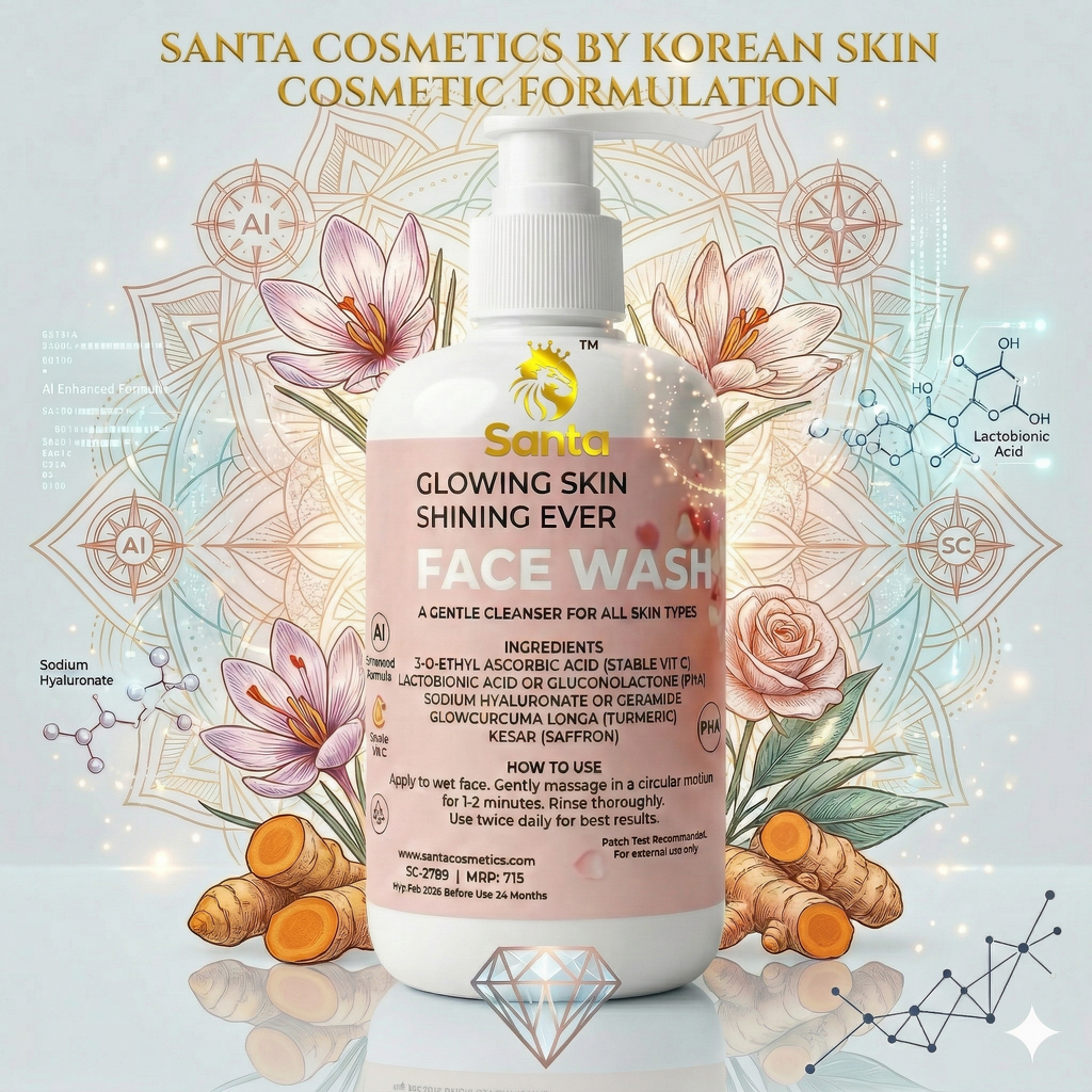 Glow Skin Face Wash - Korean Formula for Indian's Skin
